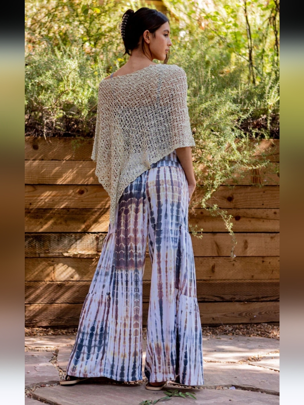Happy Bohemians Palazzo Pants Sz M/L Tiger Lily - Picture 4 of 15